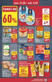 ALDI gazetka tydzień 36 Strona 15: Barilla Pesto €9,99, All Seasons Przecier pomidorowy €4,49