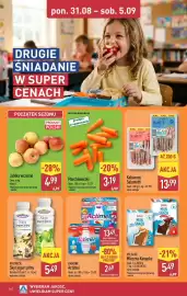 ALDI gazetka tydzień 36 Strona 16: Marcheweczki €3,19, MILSANI Mleczna Kanapka €5,49