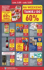 ALDI gazetka tydzień 36 Strona 42: GO ON Peanut Butter krem orzechowy €13,49, Papier toaletowy 3-warstwowy rumiankowy €13,99