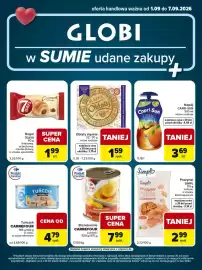 Globi gazetka tydzień 36 Strona 2: Rogal 7Days orzechowy €1,99, Prażynki o smaku ketchupowym Simpl €2,99