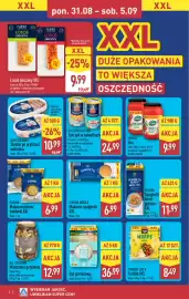 ALDI gazetka tydzień 36 Strona 2: Tuńczyk w kawałkach w sosie własnym Golden Seafood 4-pak €24,99
