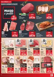 Kaufland leták týden 36 Strana 24: Mistri do fochu mleté maso mix €79,90, Mistrí od Fochu hovězí zadní kýta €299,90