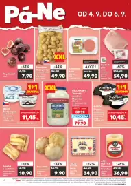 Kaufland leták týden 36 Strana 46: Jarmark máslo €34,90, Pierot jogurt smetanový €10,45