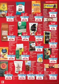 Kaufland leták týden 36 Strana 9: Dr. Ensa Mák mletý €24,90, Nestlé Honey Cheerios €64,90