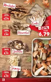 Catalog Kaufland săptămâna 36 Pagină 21: Ciuperci Pleurotus €7,99, Enoki ciuperci €6,79