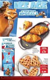 Catalog Kaufland săptămâna 36 Pagină 28: Croissant cu umplutură de cremă nougat și alune de pădure proaspăt copt €2,19
