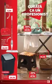 Catalog Kaufland săptămâna 36 Pagină 22: Făraș cu coadă €9,99, Scaun pliabil €19,99