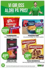 Kiwi kundeavis uke 36 Side 19: KARBONADER €109,00, PIZZA GRANDIOSA €39,90