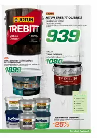 Coop Byggmix kundeavis Side 3: LAGERTØMMING EKSTERIØR, TYRILIN TJÆREBEIS €1.090,00