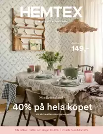 Hemtex reklamblad Sida 1: Gardiner