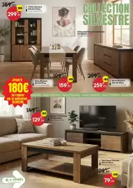Catalogue Maxi Bazar page 2: Bahut Silvestre €259,99, Silvestre Meuble TV €129,99