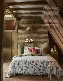 Catalogue Maisons du Monde page 27: Boutis €139,00, Tête de lit reho €249,00