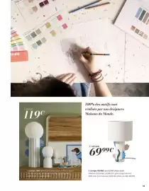 Catalogue Maisons du Monde page 33: Lampe €69,99