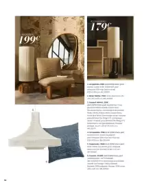 Catalogue Maisons du Monde page 54: Suspension €299,00, Coussin €39,99