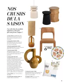 Catalogue Maisons du Monde page 65: Bout de canapé €99,99, Suspension caldera €39,99