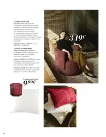 Catalogue Maisons du Monde page 72: Coussin bouclette €29,99, Bougie parfumée €9,99