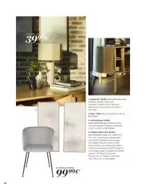 Catalogue Maisons du Monde page 86: Chaise à dîner kate €99,99, Toile diptyque €69,99
