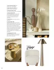 Catalogue Maisons du Monde page 88: Bout de canapé €149,00, Lampadaire kyoto €199,00