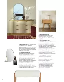 Catalogue Maisons du Monde page 90: Banc €179,00, Miroir €16,99