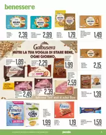 Volantino Supermercati Piccolo Pagina 15: Fitness barretta €1,19, Misura cornetti classici €2,39