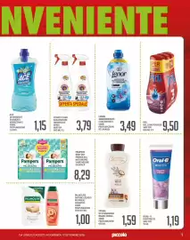 Volantino Supermercati Piccolo Pagina 5: Spuma di Sciampagna bagno crema €1,59, Lenor ammorbidente concentrato €3,49