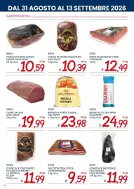 Volantino Zona Pagina 10: Coscia di suino stagionata Alta Valle €10,39, Bresaola di tacchino Rigamonti €24,99