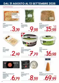 Volantino Zona Pagina 14: Olive verdi schiacciate €9,98, Sugo cacio e pepe senza glutine Biffi €7,79
