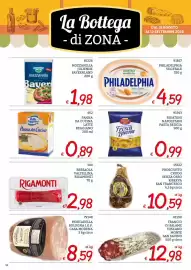 Volantino Zona Pagina 16: Trancio di salame toscano monte san savino €12,98, Bresaola Valtellina Rigamonti €2,98