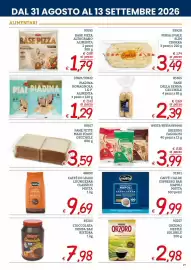 Volantino Zona Pagina 27: Pane fette maxi toast Gecchele €3,59, Pinsa ovale slim Crokka €3,49