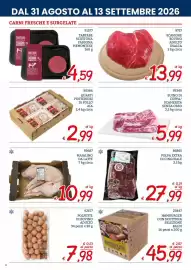 Volantino Zona Pagina 6: Suino di coppa/scamerita senza osso €5,99, Scamone bovino adulto INALCA €13,99