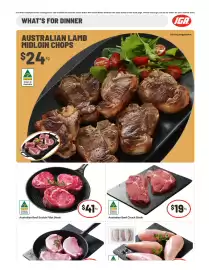 IGA catalogue week 35 Page 20: Australian Beef Chuck Steak €19,00, Australian Beef Scotch Fillet Steak €41,00