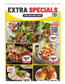 IGA catalogue week 35 Page 24: Pasta Master Beef Lasagne €5,95, Global Seafoods Cooked Prawn Cutlets Tail On €16,95
