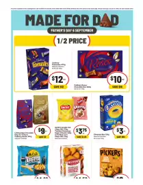 IGA catalogue week 35 Page 6: Smith's Crinkle Cut Chips €3,75, Cheezels Box €3,00