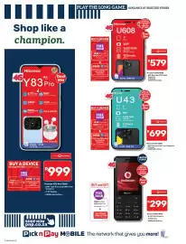 Pick n Pay Hypermarket catalogue Page 2: Hisense U43 32GB €699,00, Hisense U608 €579,00