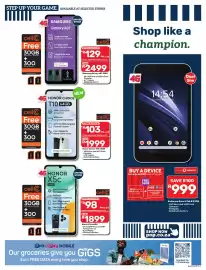 Pick n Pay Hypermarket catalogue Page 7: Honor Choice T10 64GB €1.999,00, Honor X5c 64GB €1.899,00
