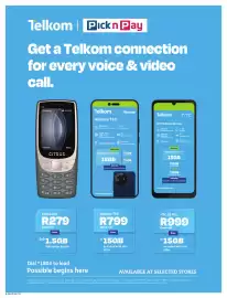 Pick n Pay Hypermarket catalogue Page 8: Citrus L05 €279,00, HTC Wildfire E8 Plus €999,00