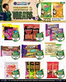 Take 'n Pay catalogue week 36 Page 12: Simba Ghost Pops €22,00, Beacon Slabs Assorted €30,00