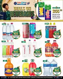 Take 'n Pay catalogue week 36 Page 15: THIRSTI FLAVOURED WATER Assorted €40,00, Daly's Premium Juice Assorted €27,99
