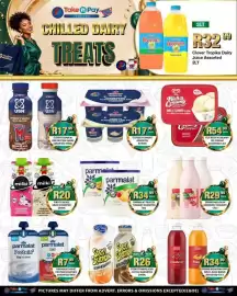 Take 'n Pay catalogue week 36 Page 18: Parmalat Fruited Yoghurt Assorted €34,99, Parmalat Kids/Protein Pouches Assorted €7,99