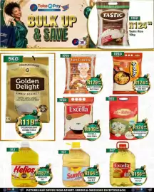 Take 'n Pay catalogue week 36 Page 20: Golden Delight Basmati Rice €119,99, Helios Oil €167,99