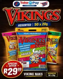 Take 'n Pay catalogue week 36 Page 7: Vikings Naks Assorted €29,99