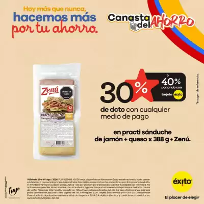 Catálogo Éxito (válido hasta 31-08)