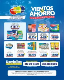 Catálogo Surtifamiliar Página 7: Leche Alpina deslactosada €29.450,00, Forza Bedida De Almendras €11.950,00