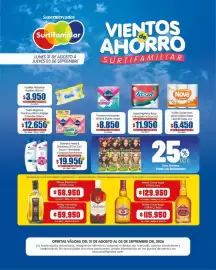 Catálogo Surtifamiliar Página 9: Papel Higiénico Rosal Ultraconfort €11.950,00, Protectores Nosotras €8.850,00
