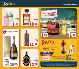 Volantino Deco Market Pagina 30: Gastronauta Prosecco Superiore Valdobbiadene DOCG €18,90, Disaronno amaretto €10,50