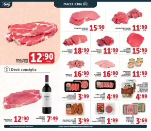 Volantino Deco Market Pagina 6: Amadori Smash Burger Hamburger Saporito con Bacon €1,99