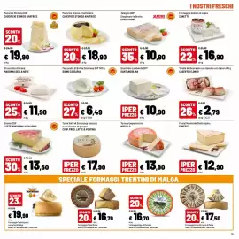 Volantino Iper La Grande Pagina 15: Pecorino Giunco Amatriciano €18,90, Quartirolo Lombardo DOP Santangiolina €10,90