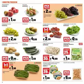 Volantino Iper La Grande Pagina 16: Zucchine €1,59, Funghi Champignon a fette €4,89