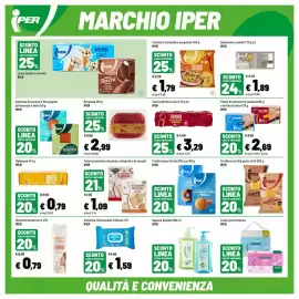 Volantino Iper La Grande Pagina 17: Fette biscottate classiche, integrali o ai cereali Iper €1,09, Sapone liquido Iper