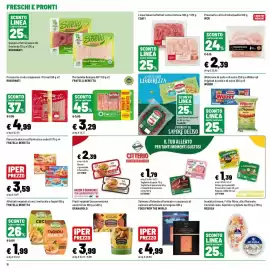 Volantino Iper La Grande Pagina 18: Salumi affettati Lenta Cottura COATI, Prosciutto cotto di Alta Qualità Iper €2,39